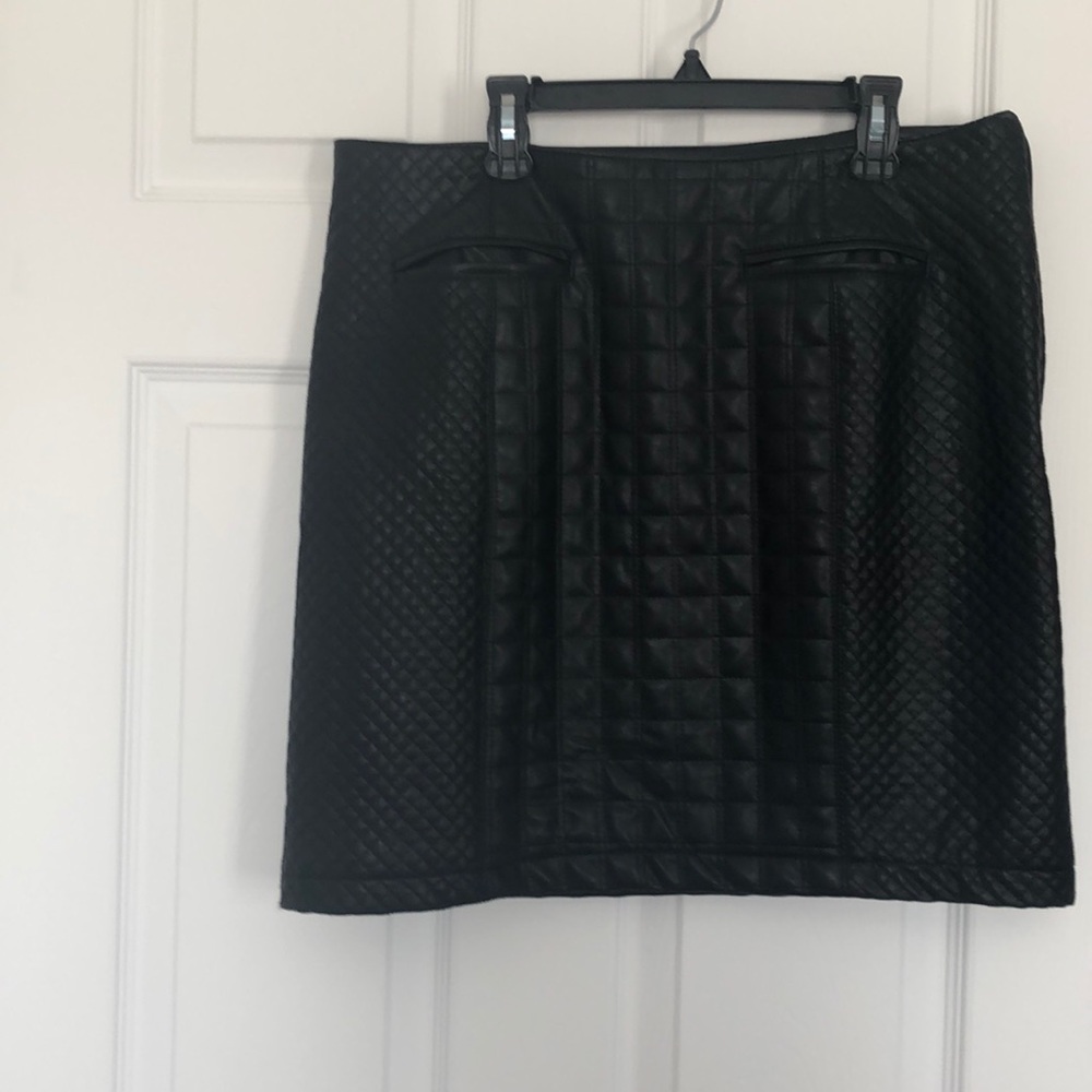 Leather skirt